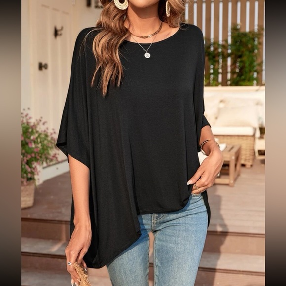 Boho batwing sleeve top - Picture 7 of 16